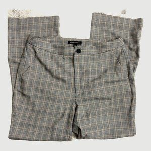 BANANA REPUBLIC Avery Straight Fit Crop Kick Plaid